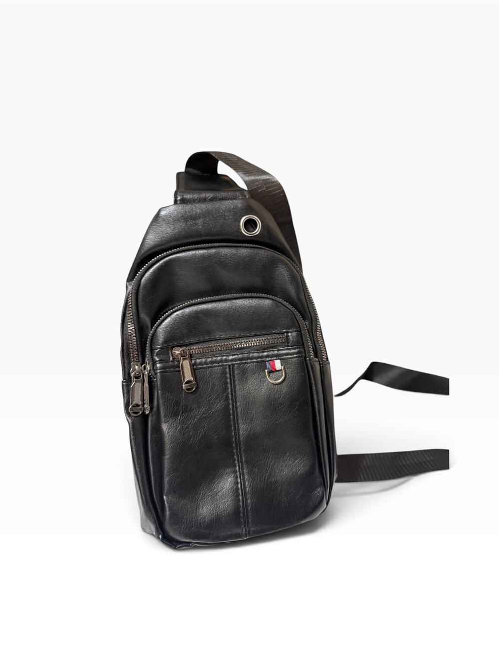 WESTEND Men's Black Sling Bag - Casual Crossbody